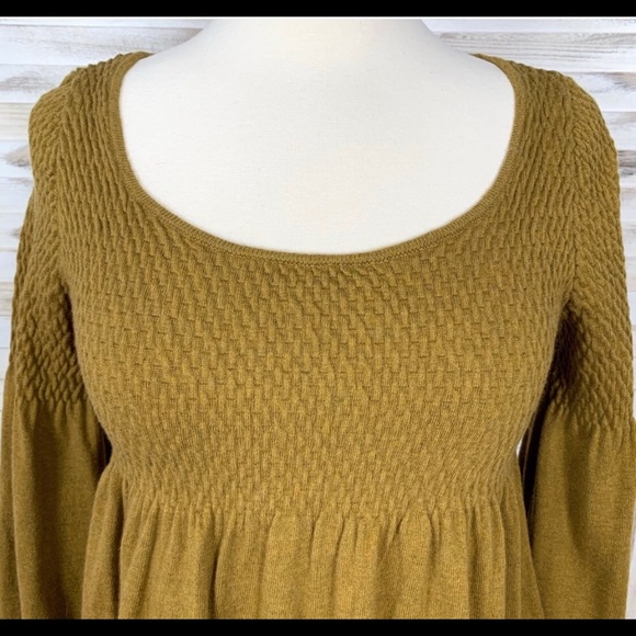 Knitted + Knotted Smocked Sweater - Picture 3 of 7